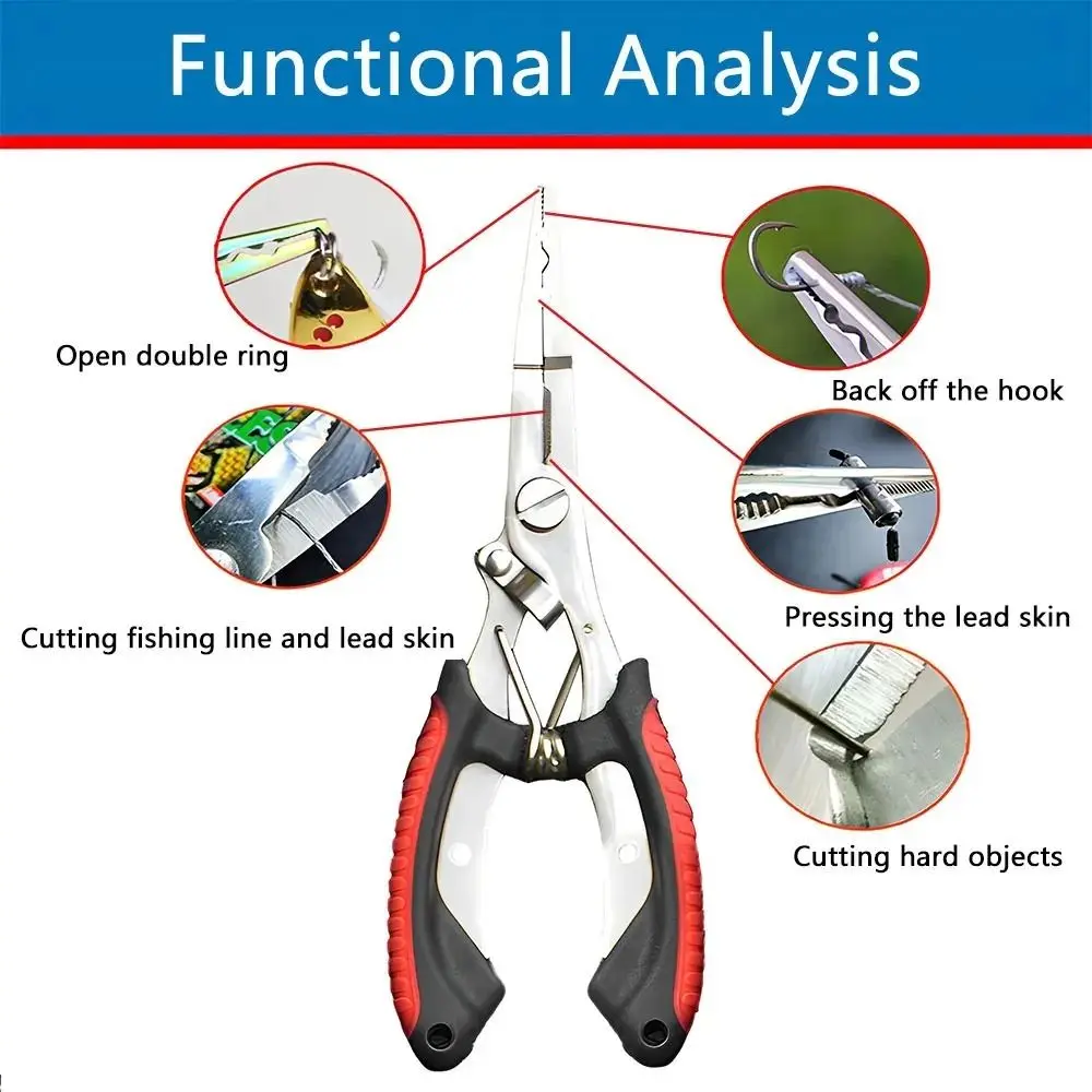 Stainless Steel Fishing Pliers - огляд і ціна Fishing Line Cutter